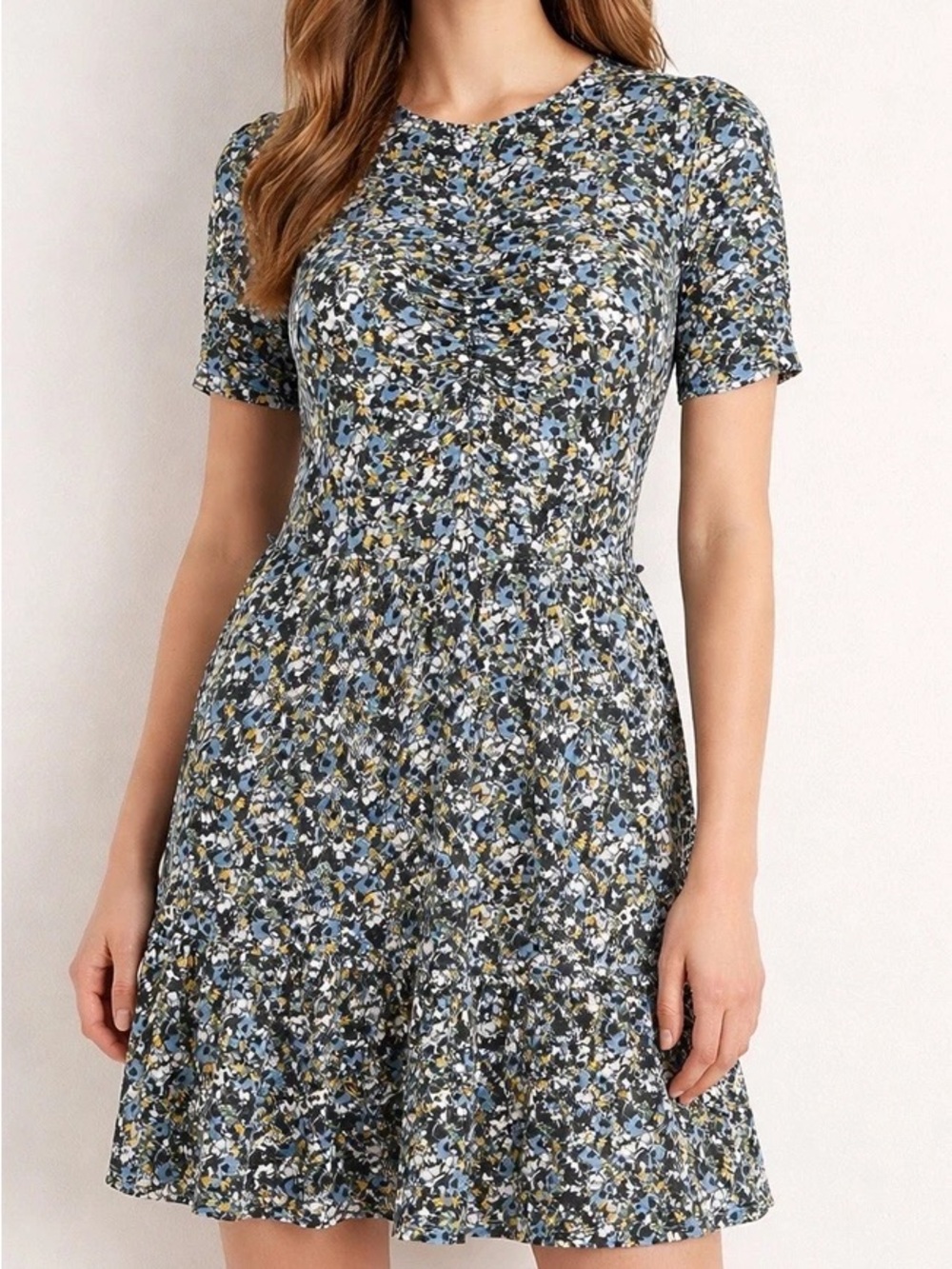 Boden Ruched Bust Jersey Dress